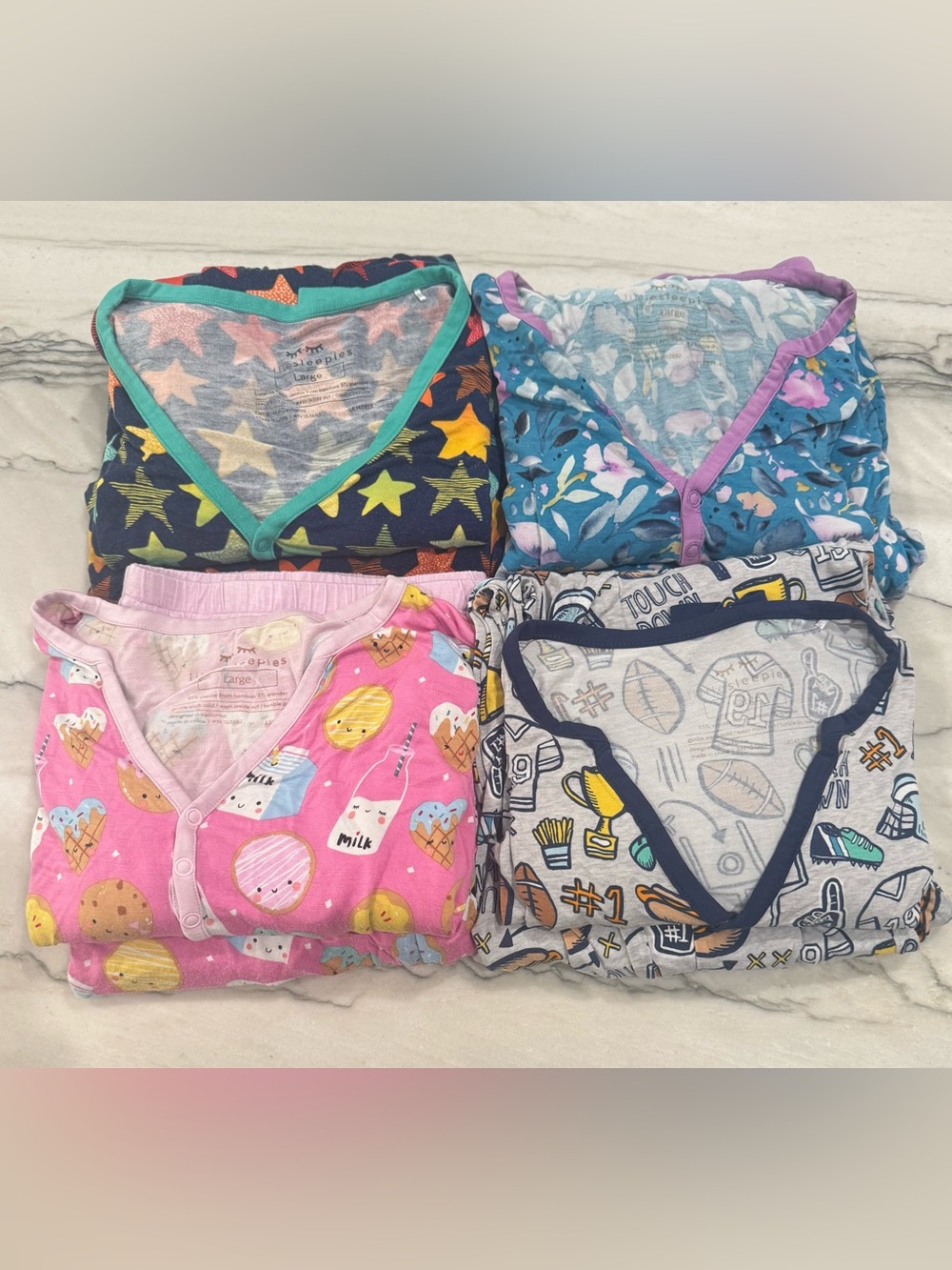Little sleepies women’s pajamas lot L-XL - Picture 2 of 5